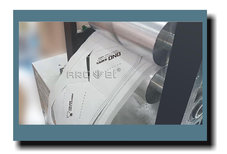 pp电子游戏KN95口罩生产线刷新计划 架装X1口罩喷码机